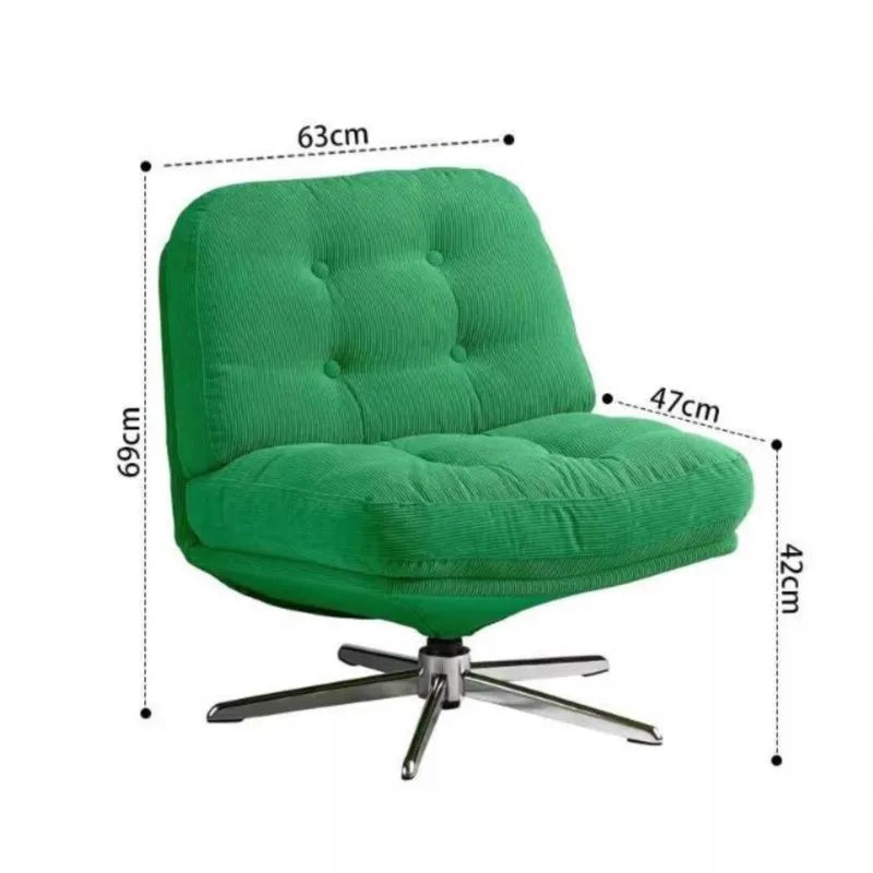 Realife Internet Celebrity Sofa Chair Dewey Ringer Leisure Chair Rotating Living Room Balcony Small Sized Single Chair 2025 New