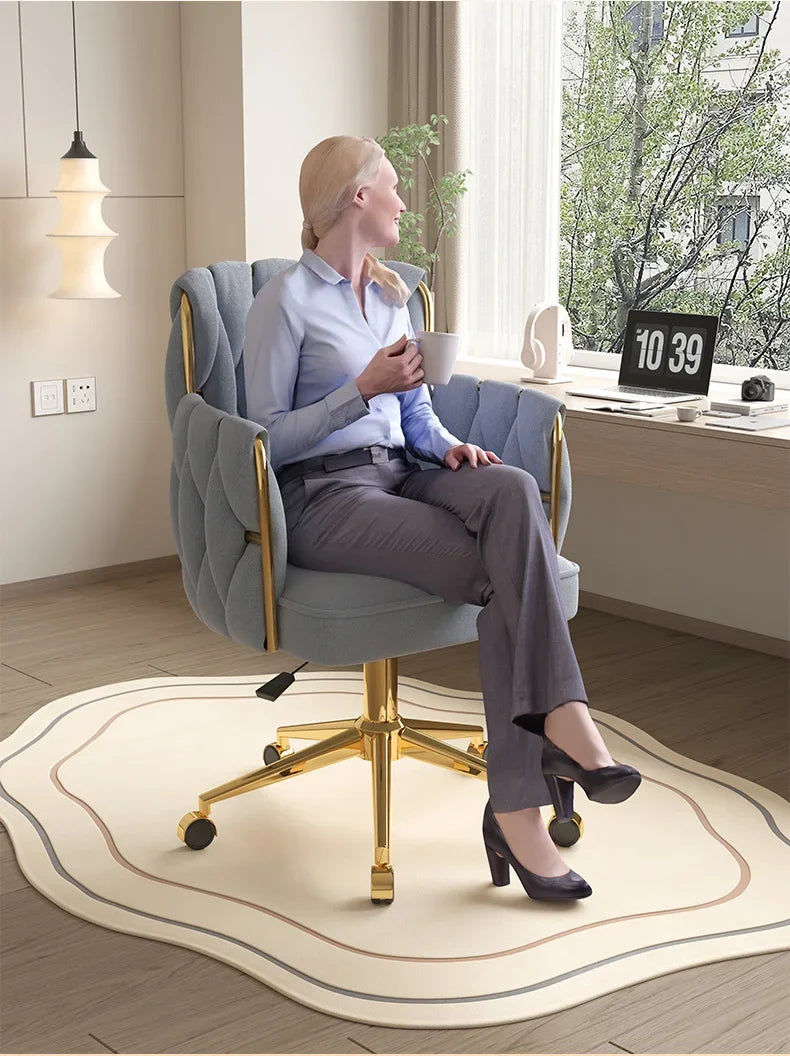 Study Throne Office Chair Vanity Modern Ergonomic Luxury Nordic Office Chair Designer Relaxing Sillas De Oficina Salon Furniture