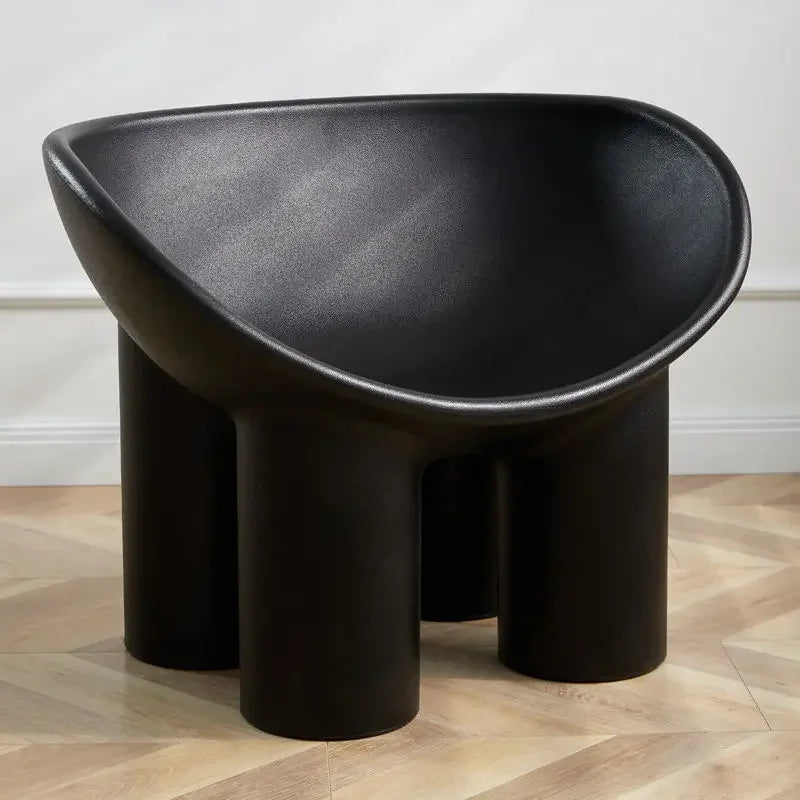 Scandinavian Designer Elephant Leg Chair Ins B&B Single Sofa Chair Lazy Creative Outdoor Leisure Chair Plastic