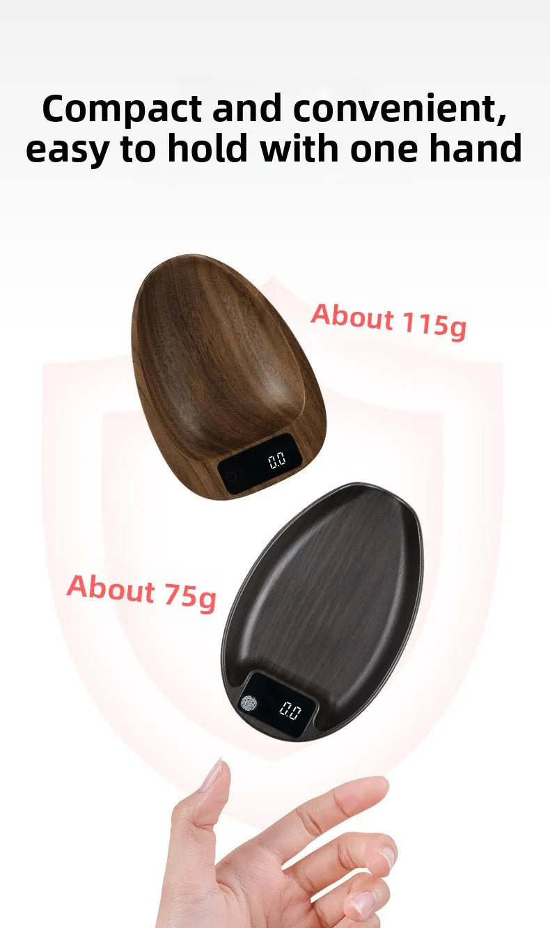 MHW-3BOMBER MVE Coffee Electronic Scale Weighing Bean Display Plate Hand Brewed Bean Dish Spray Bottle Set