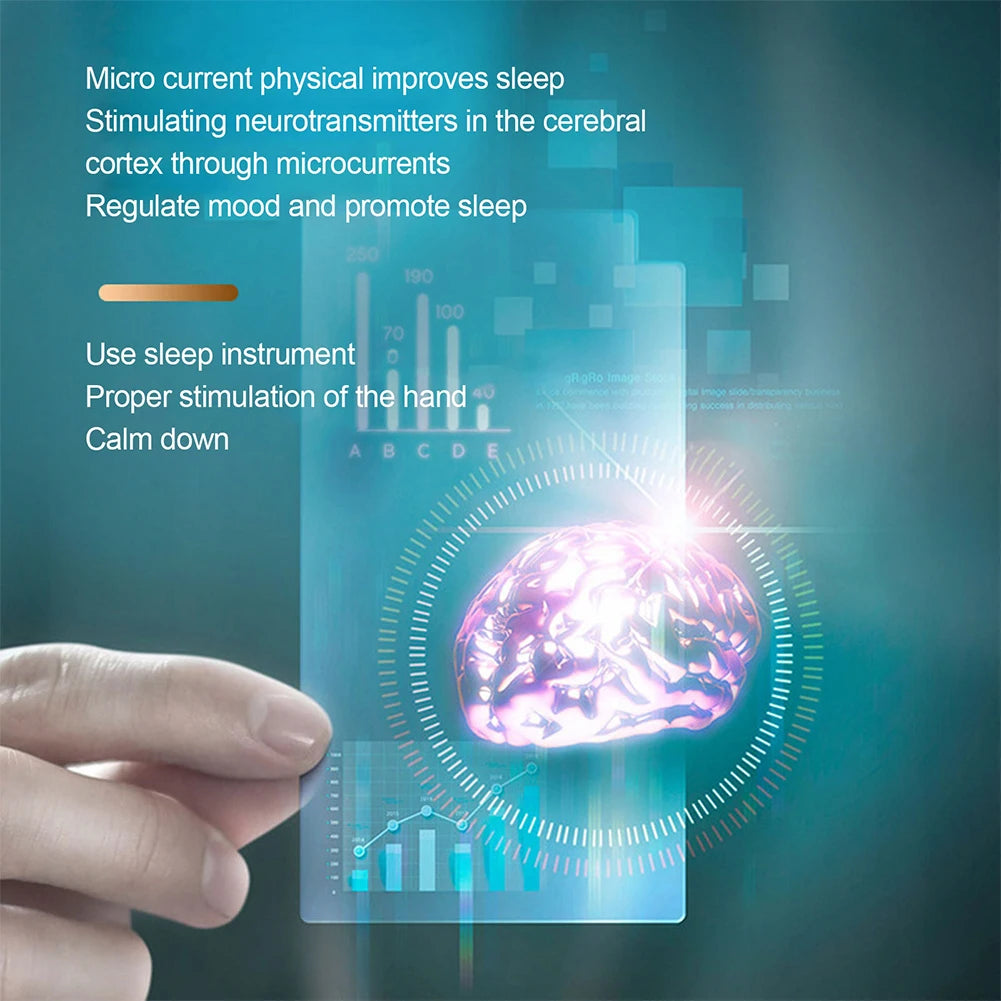 Fast Sleep Aid Holding Sleep Device Anxiety Pressure Relief Micro-Current Instrument Home Handheld Relaxation Sleeping Device