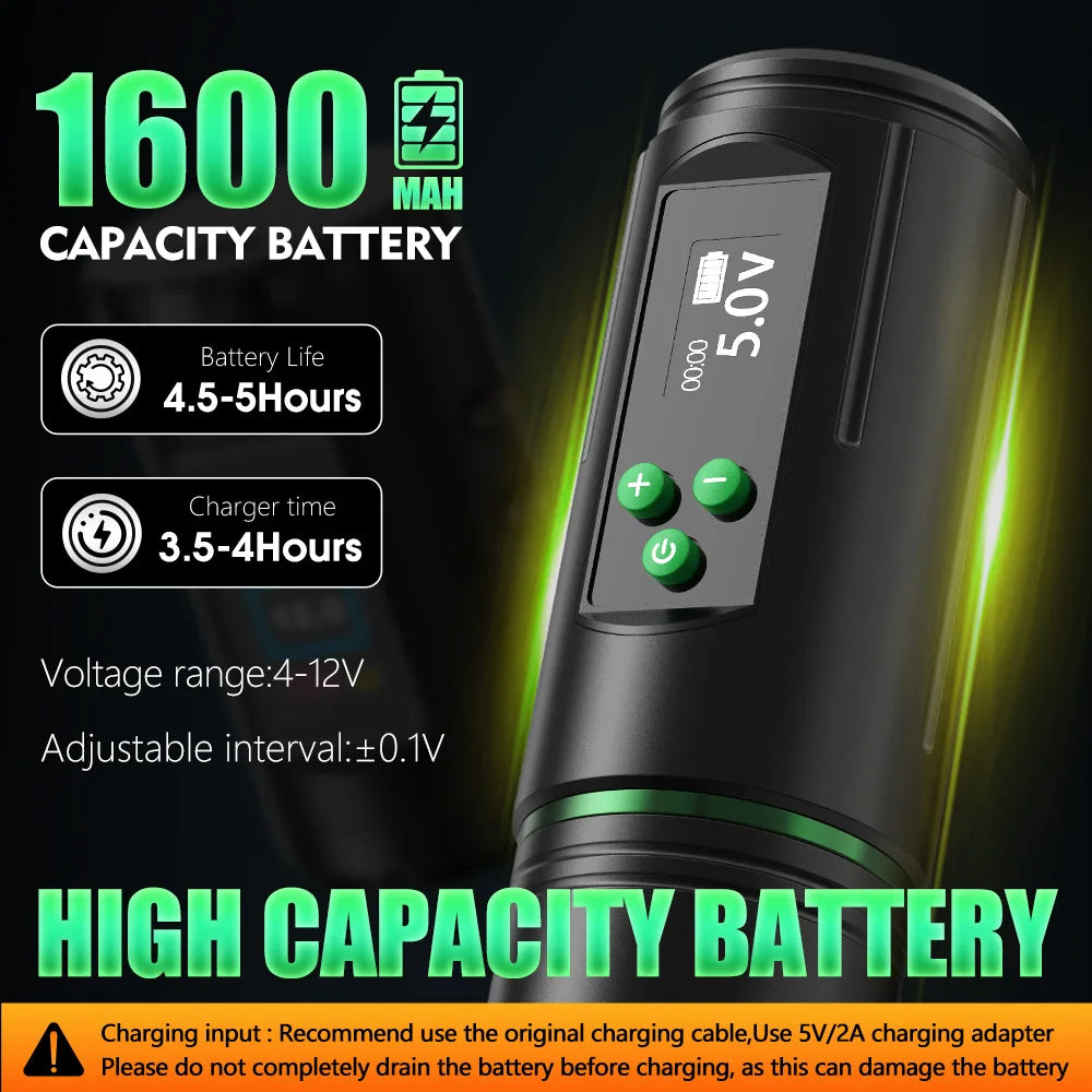 Tattoo Kit T-Rex Cordless Tattoo Machine Kit Permanent Makeup Tattoo Machine Kit Tattoo Pen Kit Beginner Tattoo Complete Kit