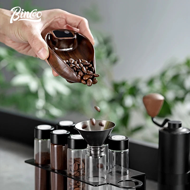 Bincoo Intelligent Electronic Scale Kitchen Scale Professional Coffee Scale Bean Plate 0.1g Accurate Weight Rechargeable