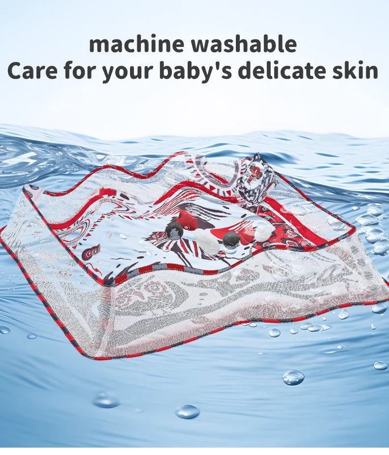 Baby Play Gym Play Mat Tummy Time Activity Game Pad 0-36 Months Newborn Baby Crawling Blanket Baby Fitness Stand Toys Gifts