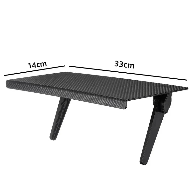 Adjustable TV/Monitor Top Shelf Organizer - Universal Space-Saving Rack for Router, Media Box,Accessories & Cable Management