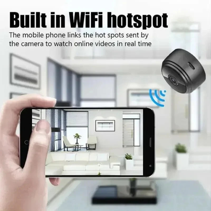 A9 Wifi Mini Camera 1080P Security MonitoringWireless Remote Night Vision Video SurveillanceSmart Home Mini DV Cam HD Camera