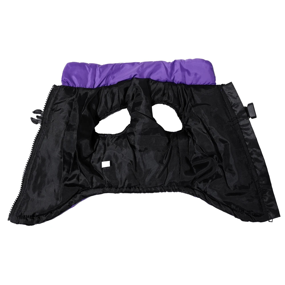 Dog Jacket Winter Waterproof Pet Clothes With Harness For Small Medium Dogs Cats Puppy Coat Reflective French Bulldog Apparel