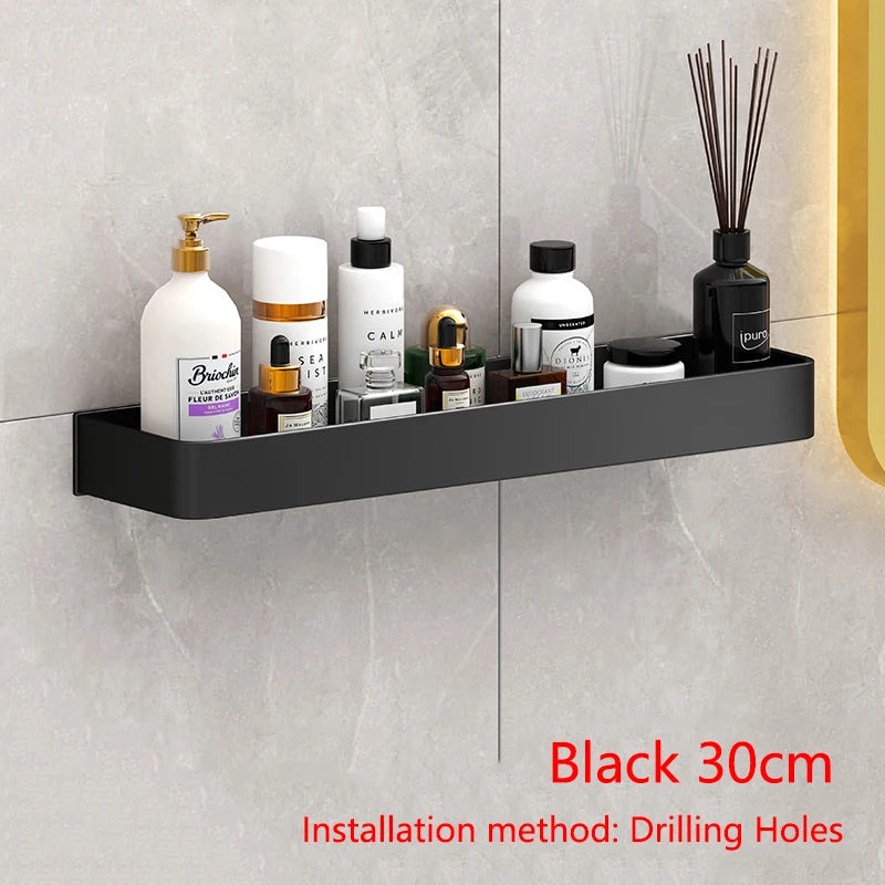 Bathroom Shower Shelf Shower Caddy Wall Floating Shelf Bathroom Toilet Shelf Kitchen Cabinet Storage Shelves Rack Organizers