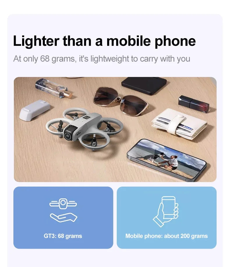 NEW Original GT3 Drone 8K WIFI GPS Professional HD Aerial Photography Remote Control Aircraft HD Dual Camera Quadcopter Toys UAV