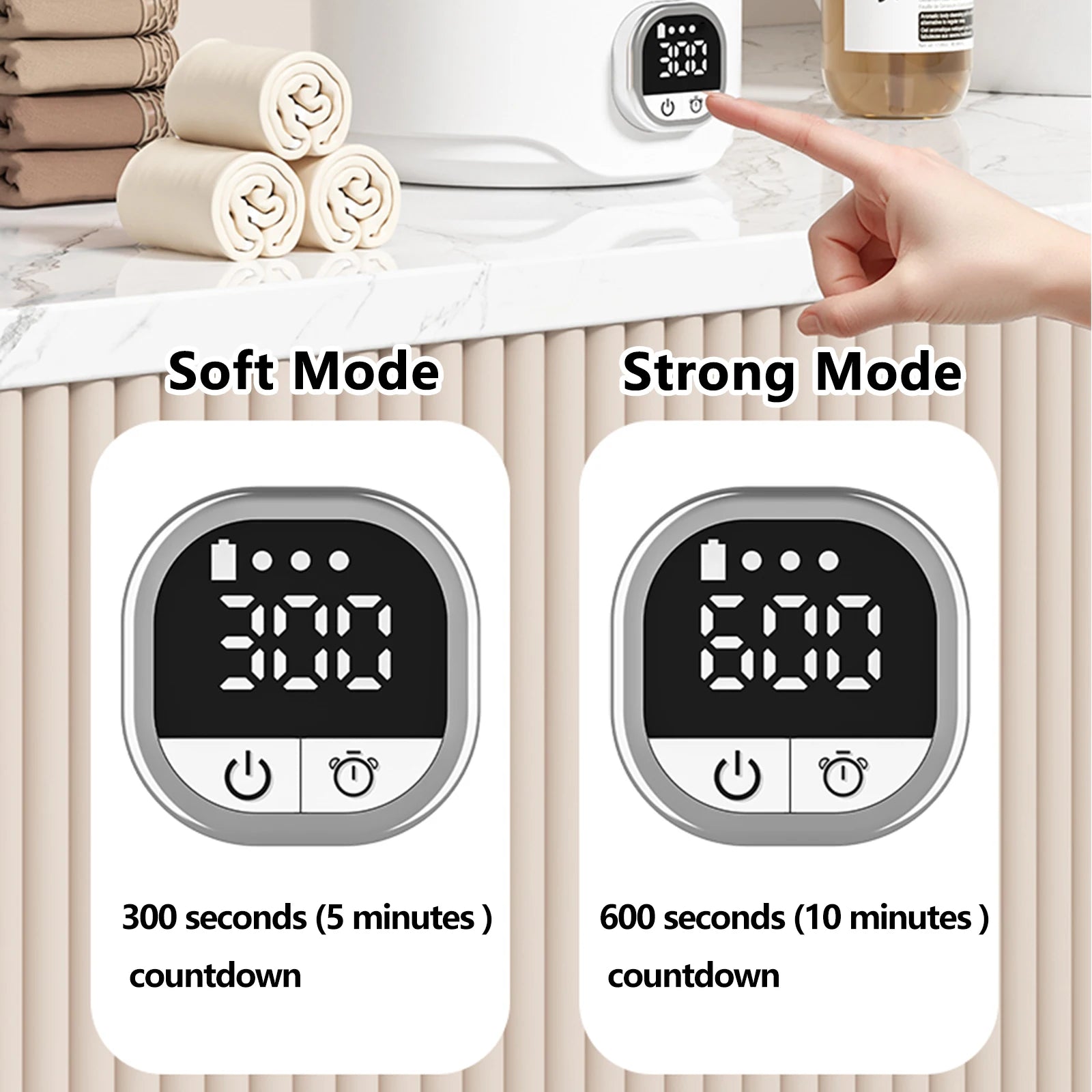 3000mAh Battery Fully Automatic Mini Portable Washing Machine which can wash underwear socks suitable for business tripsoutdoor