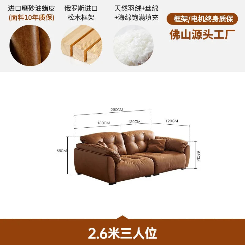 Luxury Loveseat Electric Sofa Strong Full Size Brown Lazy Recliner Chair Lounges Sleeper Designer Woonkamerbanken Furniture