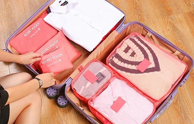 Travel and business trips Storage Bag Large Capacity Waterproof Luggage Clothing Underwear Storage Bag Fashion Bag With Zipper