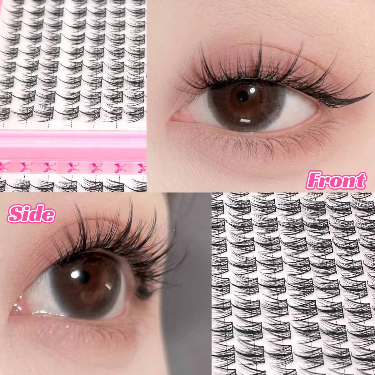 DM 32 Rows Eyeslashes Extension Personal EyeLash Professional Makeup Individual Cluster Grafting Wholesale False Eyelashes