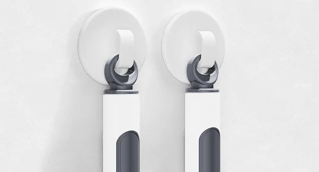 Water Spray Silicone Toilet Brush 40cm Long Handle Refillable Silicone TPR Brush With Wall-Mounted Bathroom Cleaning Accessories