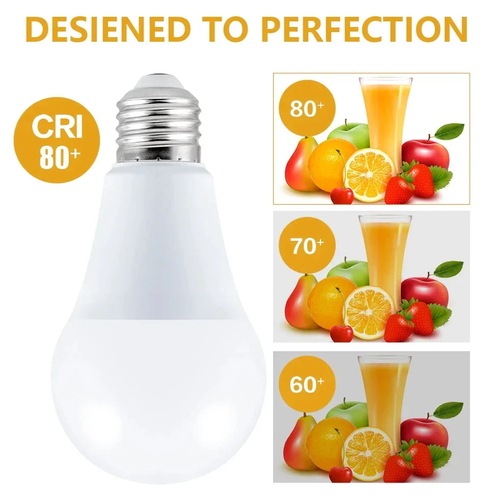 1-10PCS Smart RGBW LED Bulb Spotlight E27 E14 B22 GU10 with Infrared Remote Control Suitable for Colorful Home Lighting