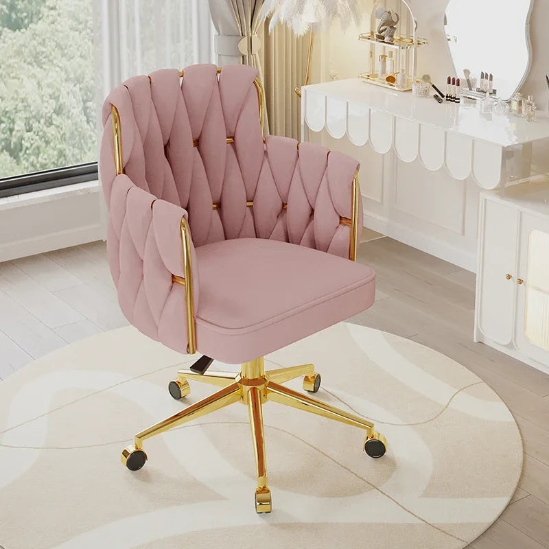 Study Throne Office Chair Vanity Modern Ergonomic Luxury Nordic Office Chair Designer Relaxing Sillas De Oficina Salon Furniture