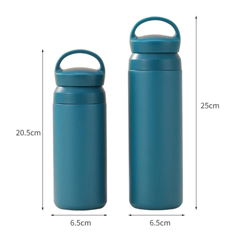350/500ml Stainless Steel Thermal Water Bottle High-capacity Protable Vacuum Tumbler Durable Thermos Insulated Filter Drinkware
