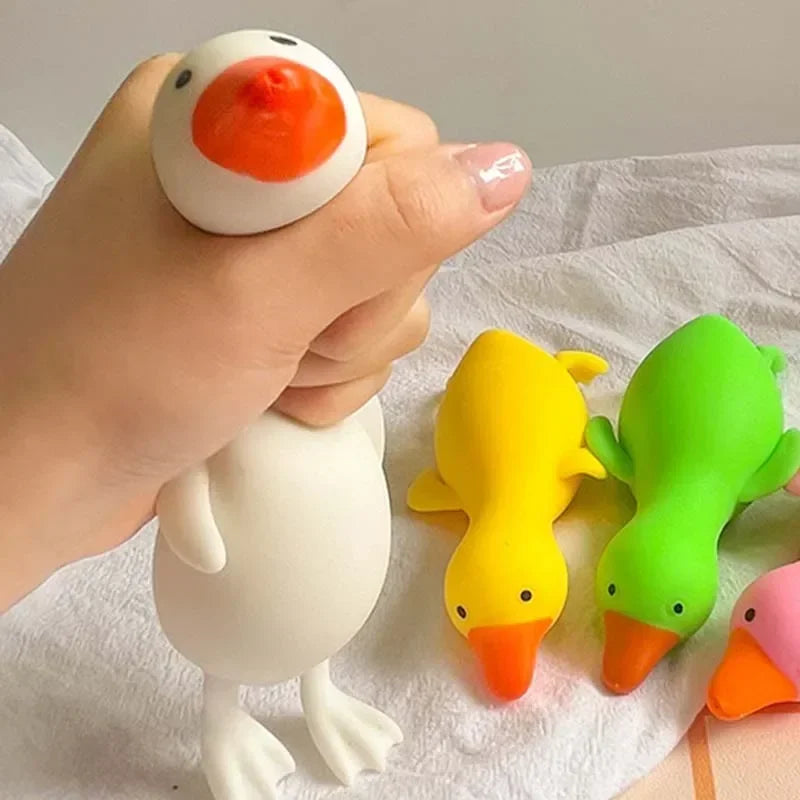 Kawaii Duck Squeeze Toy Stretchy Stress Relief Toys for Adults Kids, Cute Animal Party Gift