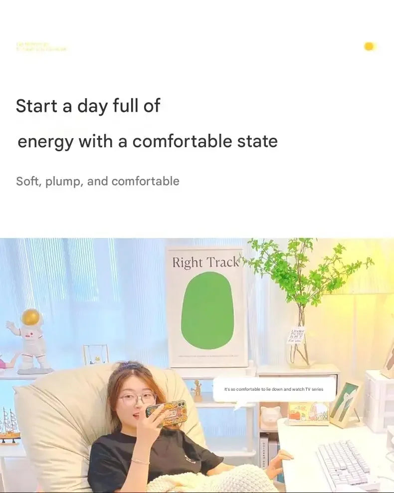 Salon Lazy Office Chair Modern Ergonomic Luxury Executive Office Chair Relaxing Reading Wheels Mobilya Lounge Suite Furniture