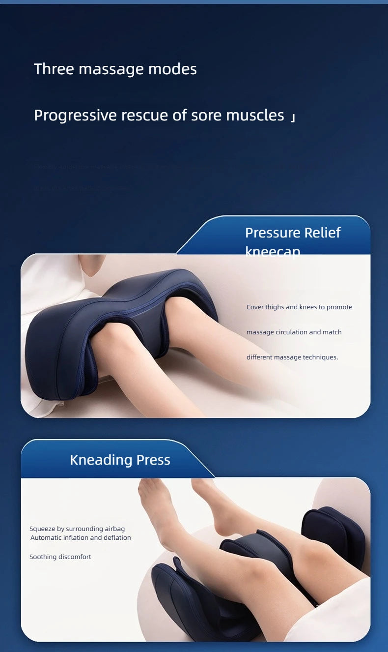 Newly Upgraded Leg And Knee Massager Foot Hot Compress Massage Relaxation Airbag Vibration