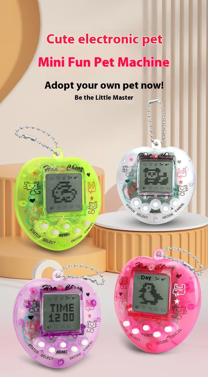 Hot Selling Electronic Pet Machines Handheld Mini Nostalgic Game Consoles Children'S Puzzle Toys, Hanging Decorations Gifts