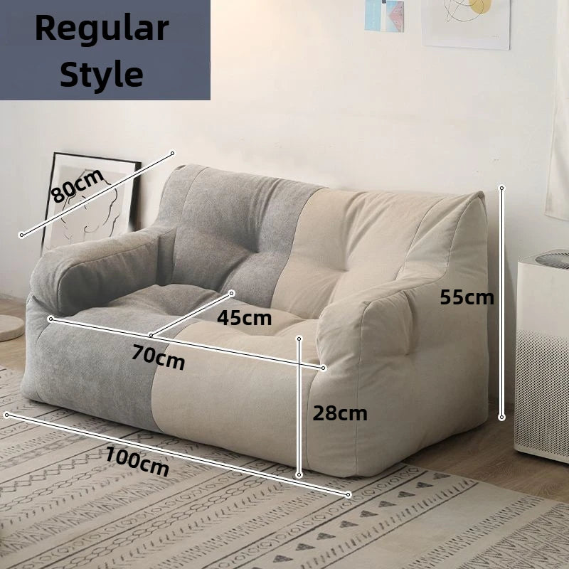 Lazy Bean Bag Sofas Giant Comfortable Beanbag Sofa Double Cute Fluffy Living Room Couches Large Modern Bedroom Tatami Couch