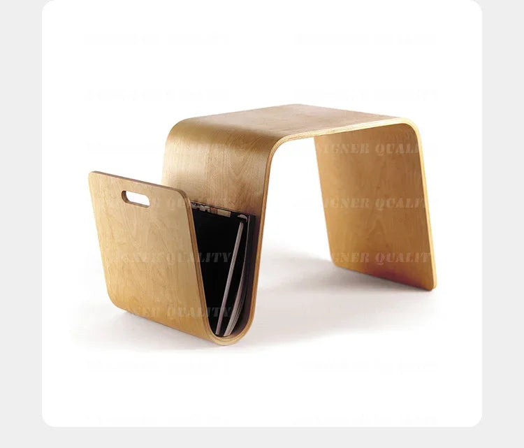 Minimalist Nordic Coffee Table Chic Solid Wood Centerpiece Ideal for Living Rooms and Balcony Corners Simple and Elegant