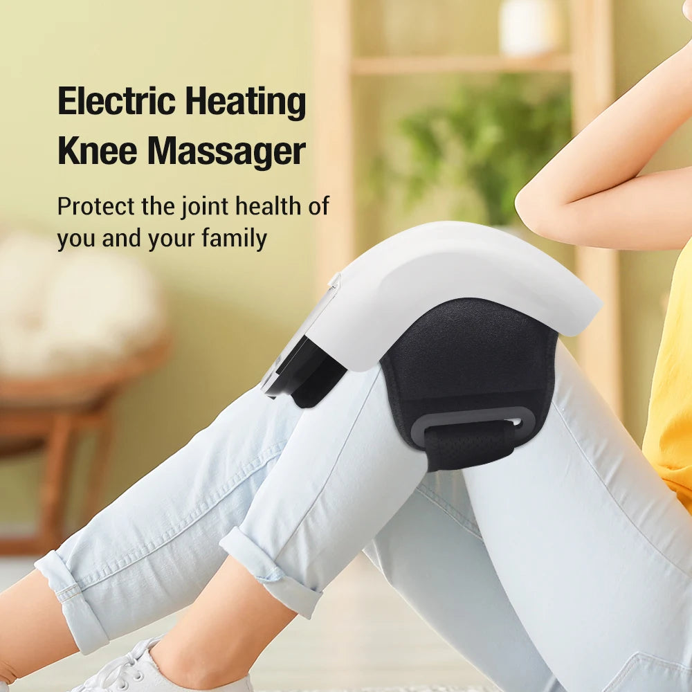 Smart Hot Compress Knee Relaxing Massager Knee Cap Treasure Laser Infrared Elbow Shoulder Massager Relive Joint Pain Stiffness