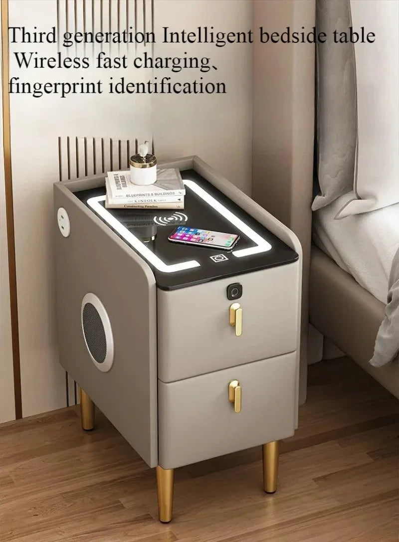 Night Table Bedside Nightstands Bedroom Bedside Furniture Gamer Narrow Bed Desk Nordic Drawer Closets Meubles De Chambre