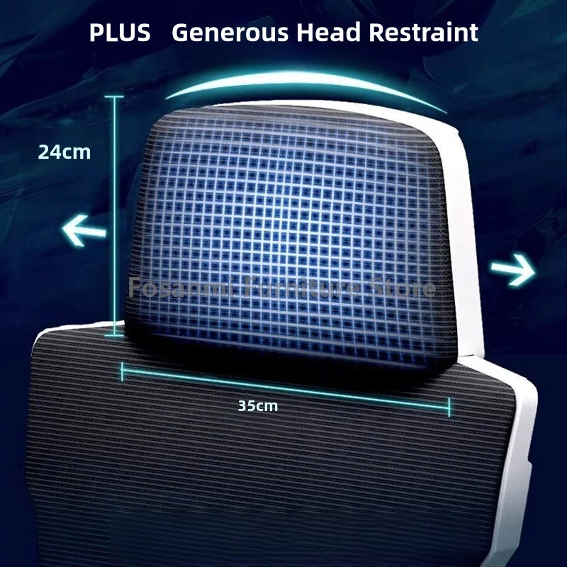 Breathable High Elastic Mesh Office Chair Comfortable Gaming Computer Chairs Adjustable Home Gamer Desk Swivel Chair Reclining