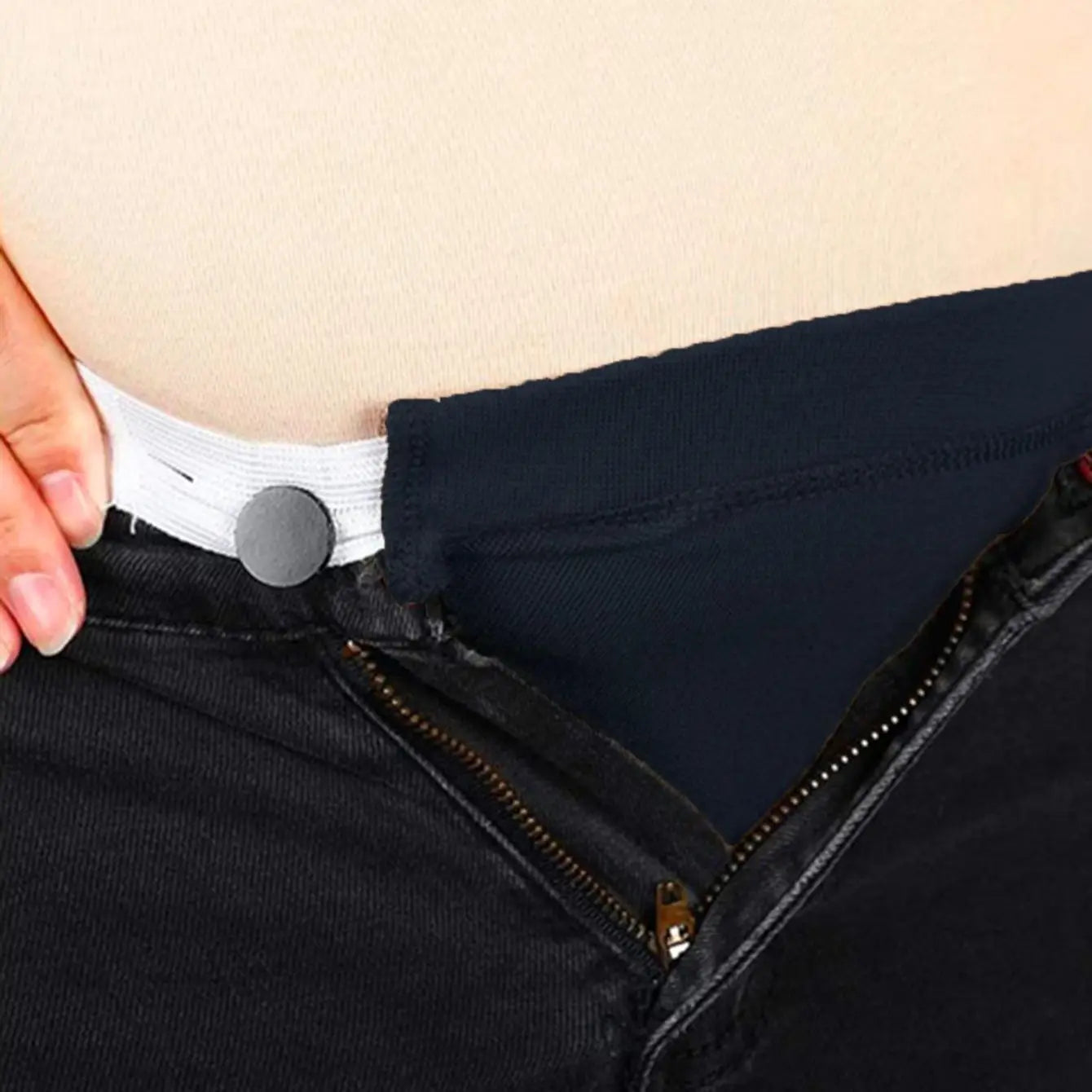 Women Adjustable Elastic Maternity Pregnancy Waistband Belt Waist Extender Clothing Pants For Pregnant Sewing Accessories