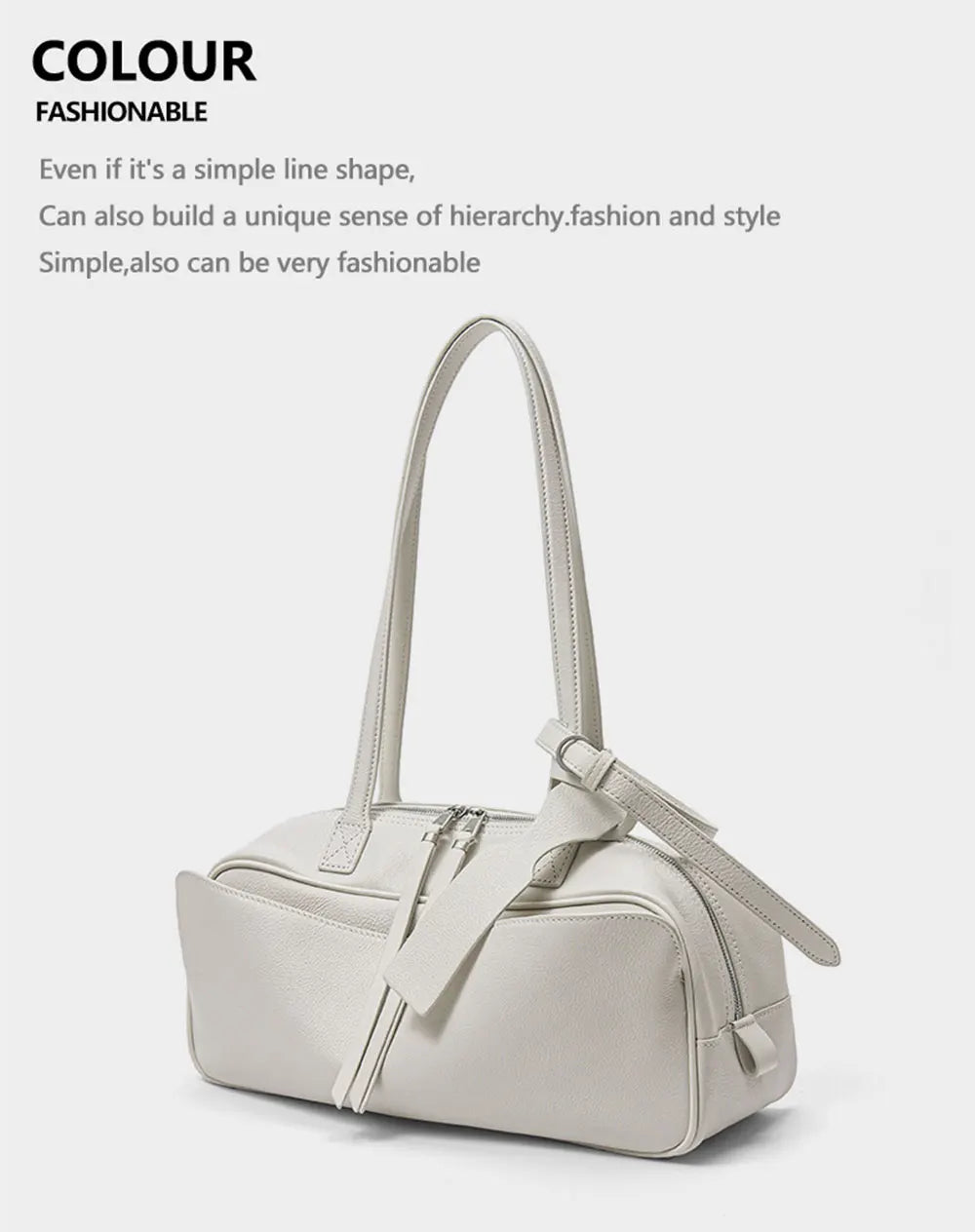 New Women's Bag Genuine Leather Luxury Designer Women Shoulder Bag Soft Cowhide Handbags Fashion High Quality Baguette Bags