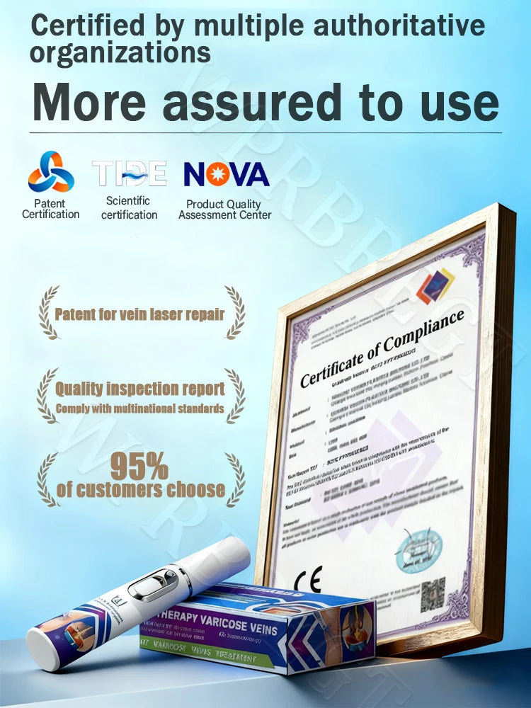 2025 Hᴏᴛ Sᴇʟʟɪɴɢ Pʀᴏᴅᴜᴄᴛs: Vein Leg Massager, Upgraded Second Generation, Blue Light Laser Tool Root Repair