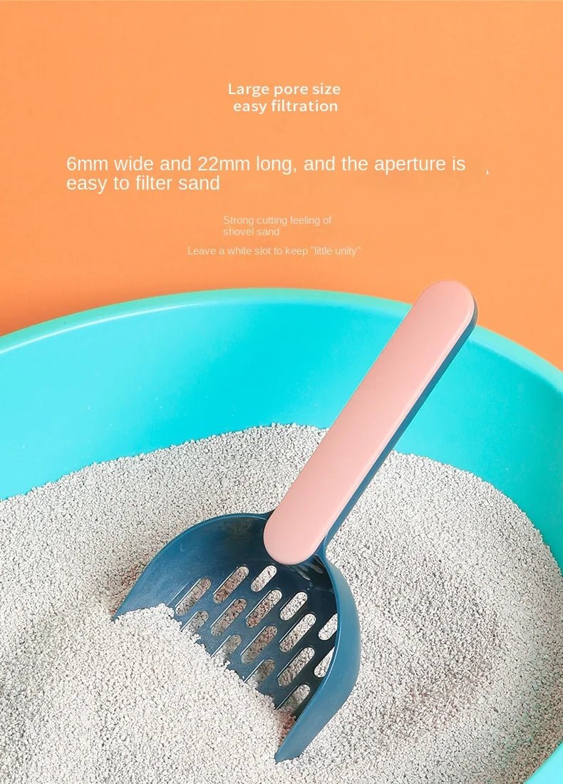 Advanced Cat Litter Shovel Set, Kitten Poop Cleaning Pet Shovel Cleaning Toilet Set, Convenient Cleaning Poop - Durable and Lightweight Pet Cleaning Tool Set - Lily.sg Global Shopping