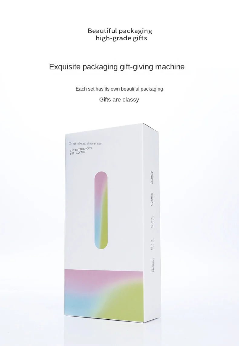 Advanced Cat Litter Shovel Set, Kitten Poop Cleaning Pet Shovel Cleaning Toilet Set, Convenient Cleaning Poop - Durable and Lightweight Pet Cleaning Tool Set - Lily.sg Global Shopping