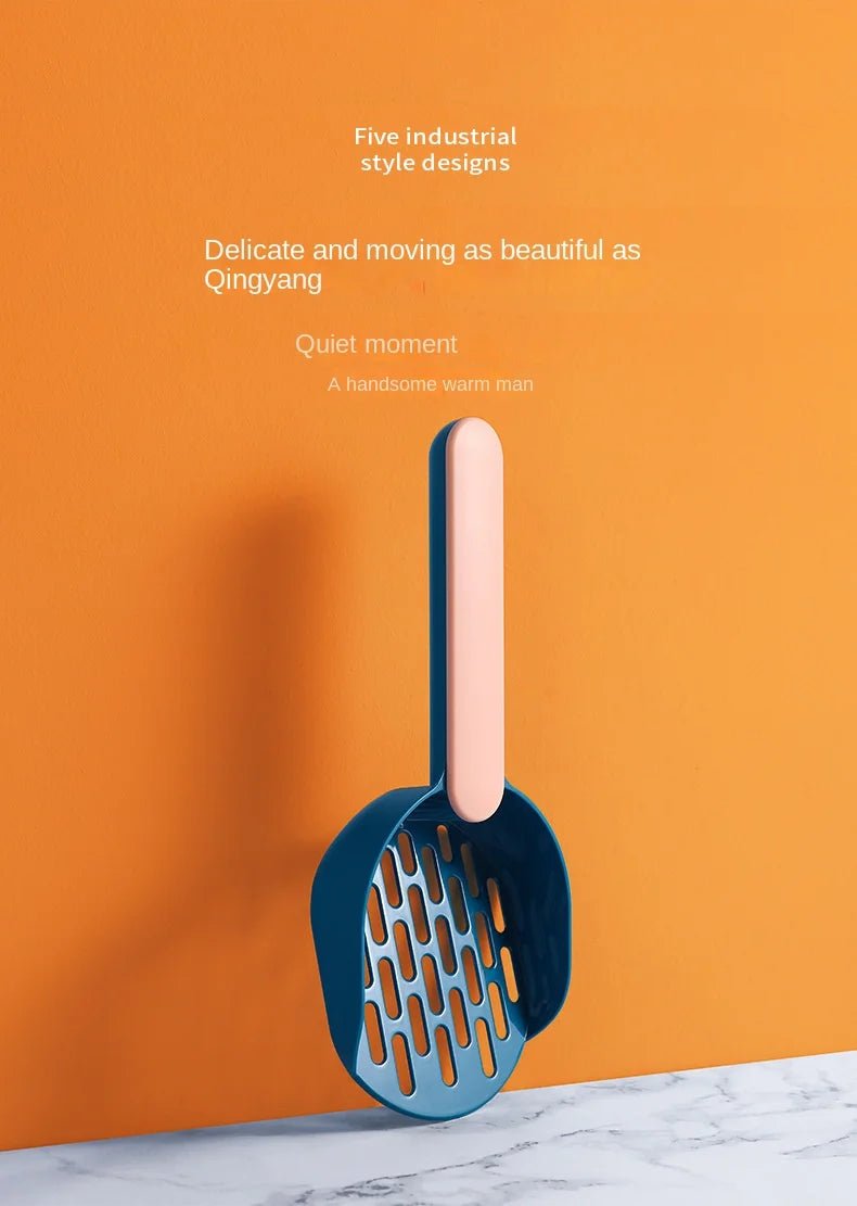 Advanced Cat Litter Shovel Set, Kitten Poop Cleaning Pet Shovel Cleaning Toilet Set, Convenient Cleaning Poop - Durable and Lightweight Pet Cleaning Tool Set - Lily.sg Global Shopping