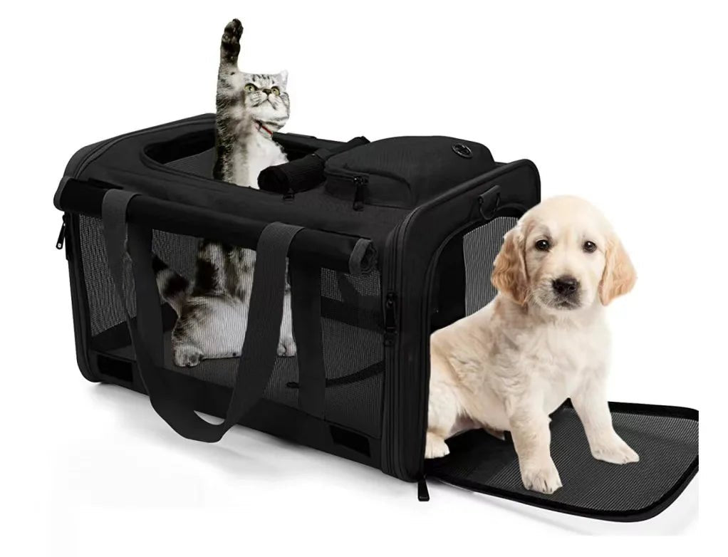 [Airline Approved Pet Carrier] Durable, Breathable Medium Cat And Small Dog Carrier - Lily.sg Global Shopping