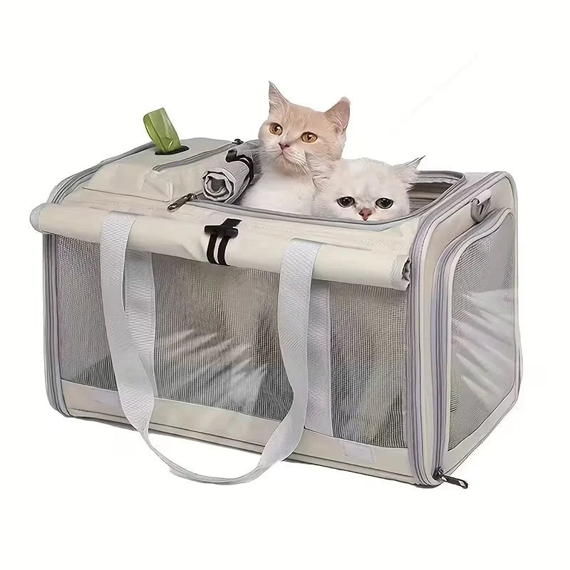 [Airline Approved Pet Carrier] Durable, Breathable Medium Cat And Small Dog Carrier - Lily.sg Global Shopping