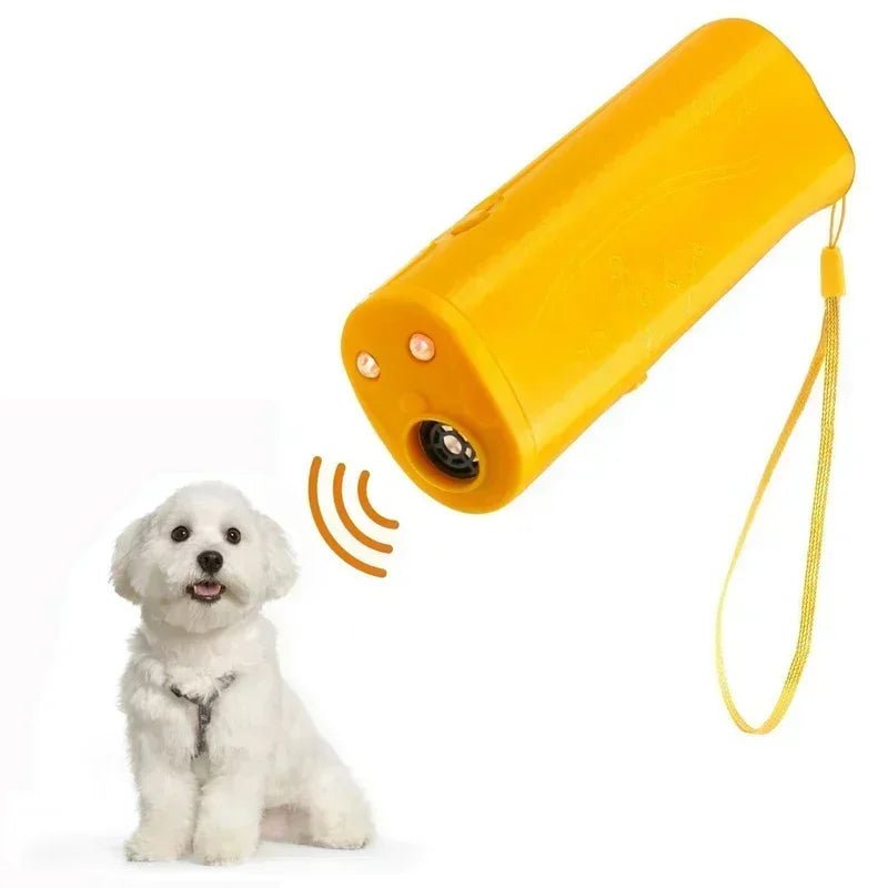 Anti Barking Stop Bark Training Device Pet Dog Repeller Trainer LED Ultrasonic 3 in 1 Anti Barking Ultrasonic Without Battery - Lily.sg Global Shopping