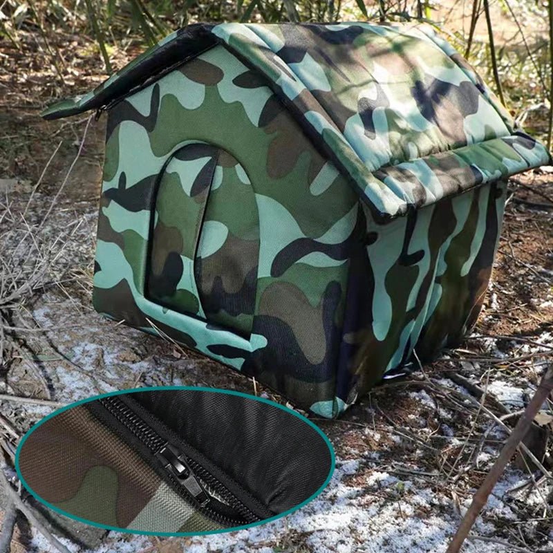 Cat House Waterproof Outdoor Winter Warm Pet Cat Cave Sleeping Beds Tent Home Foldable and Washable for Small Dog Puppy Supplies - Lily.sg Global Shopping