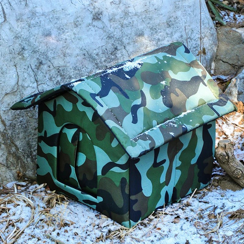 Cat House Waterproof Outdoor Winter Warm Pet Cat Cave Sleeping Beds Tent Home Foldable and Washable for Small Dog Puppy Supplies - Lily.sg Global Shopping