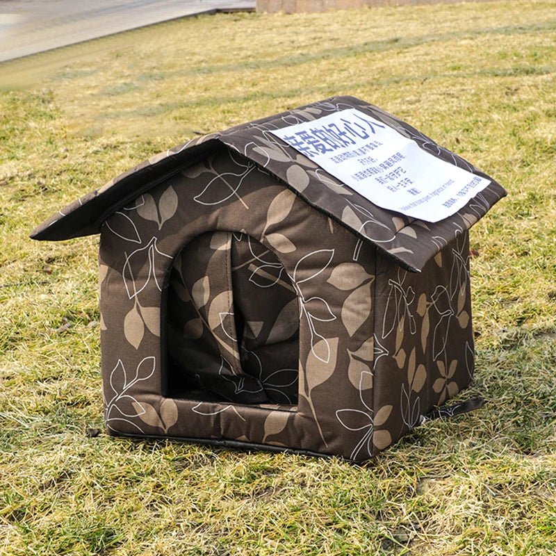 Cat House Waterproof Outdoor Winter Warm Pet Cat Cave Sleeping Beds Tent Home Foldable and Washable for Small Dog Puppy Supplies - Lily.sg Global Shopping
