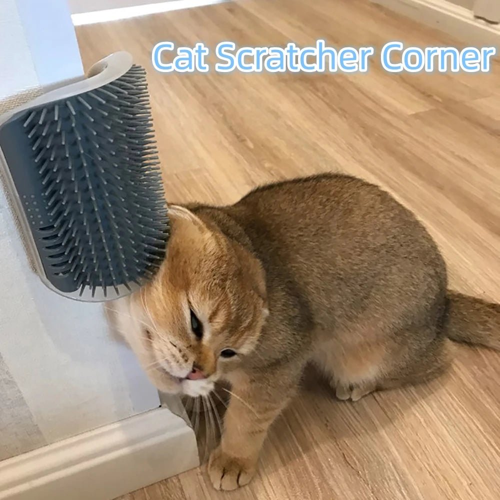 Cat Scratcher Massager for Cats Scratching Pets Brush Remove Hair Comb Grooming Table Dogs Kitten Care Royal Canin Accessories - Lily.sg Global Shopping