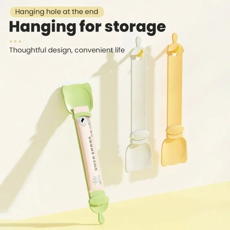 Cat Strip Feeder Spoon Long Handle Cat Food Strip Squeezer Pet Meat Mud Food Squeeze Treat Dispense Spoon For Cats Pet Supplies - Lily.sg Global Shopping