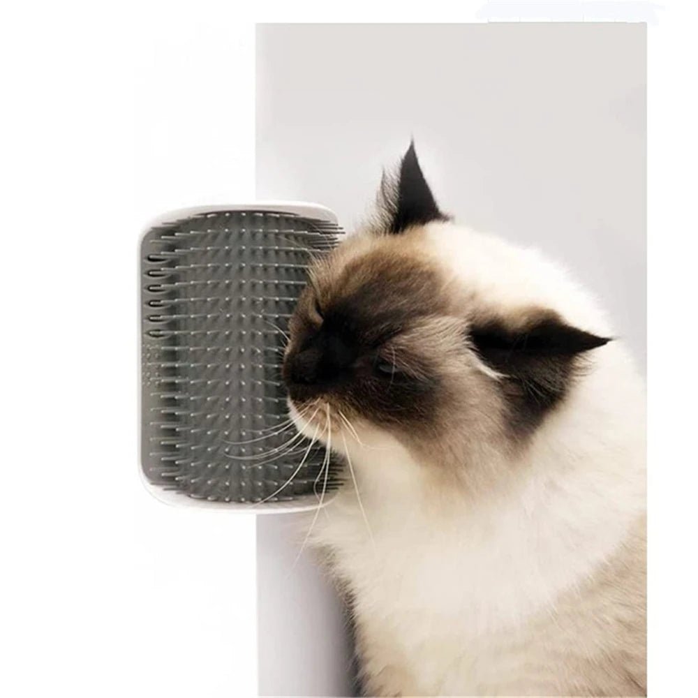 Cats Groomer Self Brush Corner Dog Massage Self Comb Wall Corner Rubs Catnip The Face With A Tickling Comb Pet Grooming Supply - Lily.sg Global Shopping