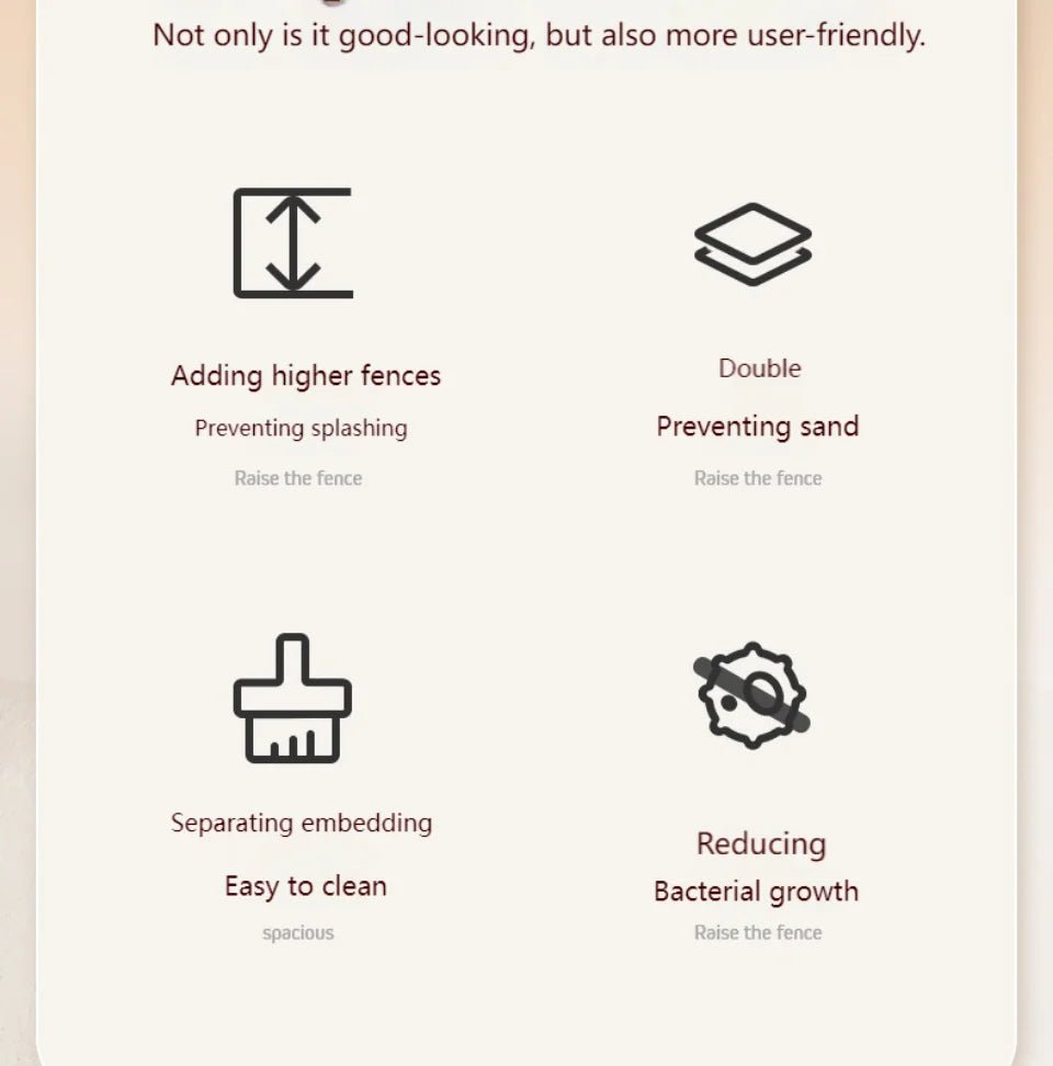 Cats Sandbox Cat Toilet Large Capacity Open Cat Litter Box Plastic Anti - Splash Cats Toilet Bedpan Cleaning Bath Basin Supplies - Lily.sg Global Shopping