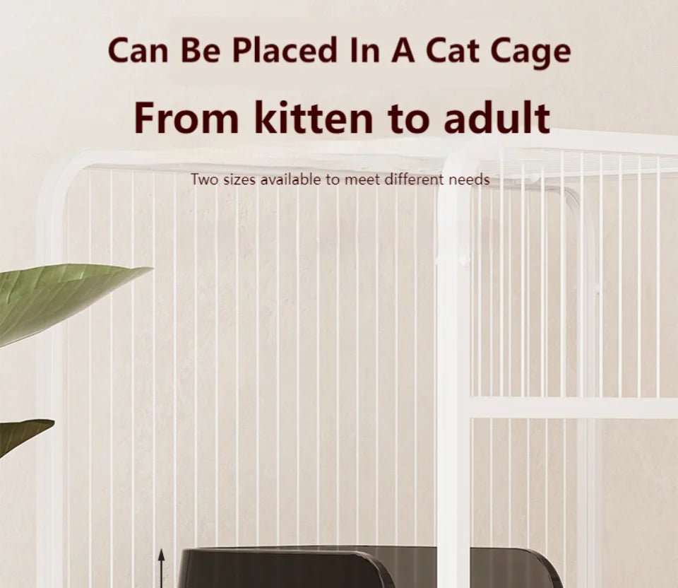 Cats Sandbox Cat Toilet Large Capacity Open Cat Litter Box Plastic Anti - Splash Cats Toilet Bedpan Cleaning Bath Basin Supplies - Lily.sg Global Shopping