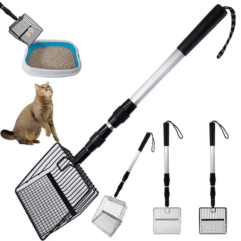 Chicken Coop Rake Retractable Cat Litter Scoop Chicken Coop Cleaning Tools Poop Shovel Garden Separating Poop And Debris Tools - Lily.sg Global Shopping