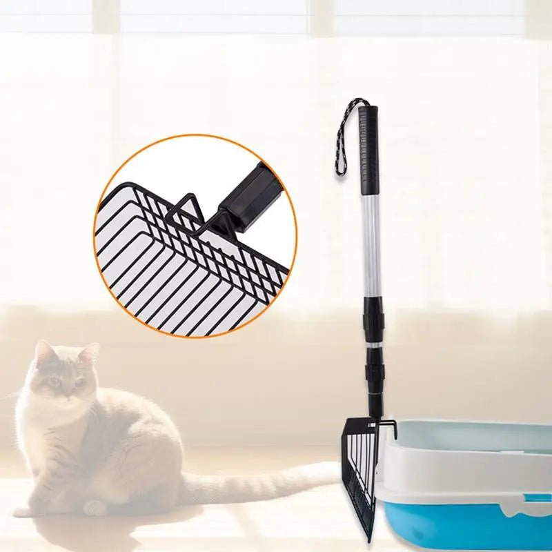 Chicken Coop Rake Retractable Cat Litter Scoop Chicken Coop Cleaning Tools Poop Shovel Garden Separating Poop And Debris Tools - Lily.sg Global Shopping