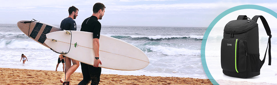 Thermal Backpack TOURIT Picnic Cooler Bag Large Capacity Meal Thermal Bag With Bottle Opener Leakproof Insulated Cooler Bags